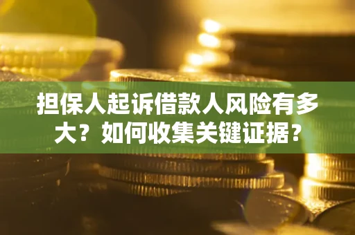 北京担保人起诉借款人风险有多大？如何收集关键证据？