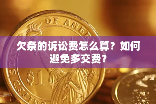 北京欠条的诉讼费怎么算？如何避免多交费？