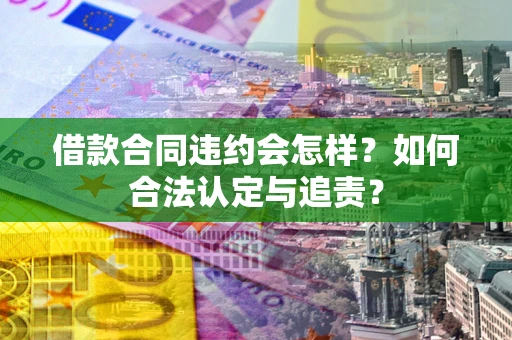 北京借款合同违约会怎样？如何合法认定与追责？