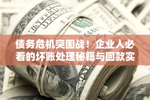 北京债务危机突围战！企业人必看的坏账处理秘籍与回款实战指南