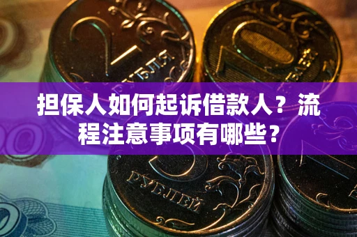 北京担保人如何起诉借款人？流程注意事项有哪些？